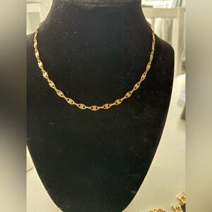 Dainty 18k PVD necklace; 16-18”; designed to be water and tarnish proof!